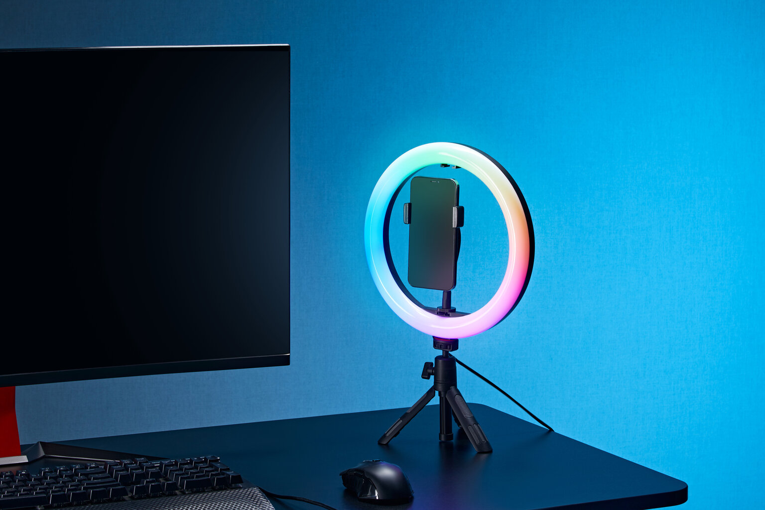 Beiwe Halo H10RGB kaina ir informacija | Fotografijos apšvietimo įranga | pigu.lt