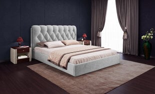 Lova Impire Luxury, 160x200 cm, pilka цена и информация | Кровати | pigu.lt