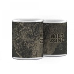Keramikinis puodelis Wildzone, šerno dekoracija kaina ir informacija | Medžioklės reikmenys | pigu.lt