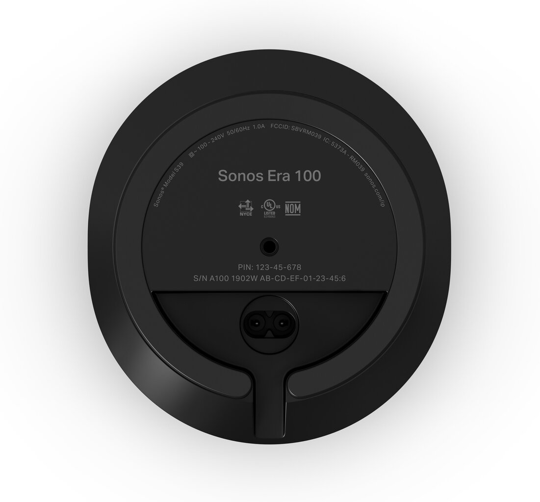 Sonos Era 100 E10G1EU1BLK kaina ir informacija | Garso kolonėlės | pigu.lt