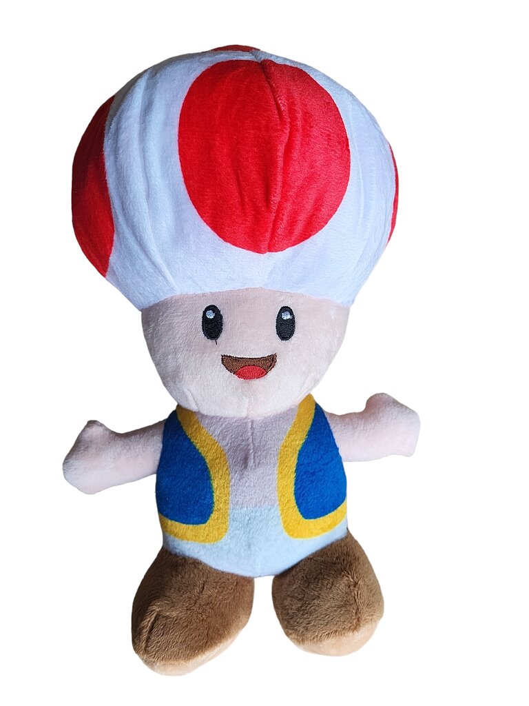 Minkštas žaislas Super Mario Toad, 21cm kaina ir informacija | Minkšti (pliušiniai) žaislai | pigu.lt