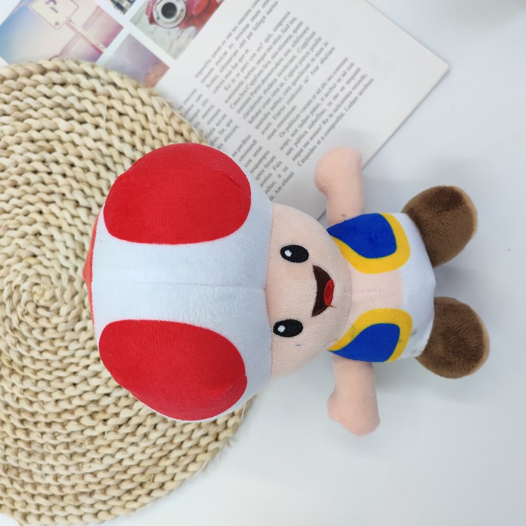 Minkštas žaislas Super Mario Toad, 21cm цена и информация | Minkšti (pliušiniai) žaislai | pigu.lt