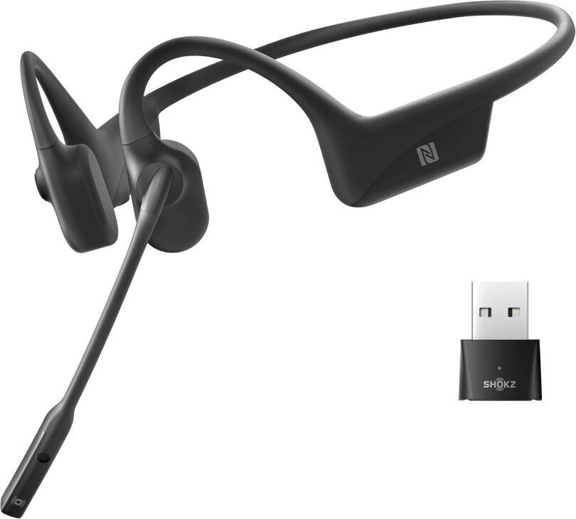 Shokz OpenComm2 UC C102UCBK kaina ir informacija | Ausinės | pigu.lt