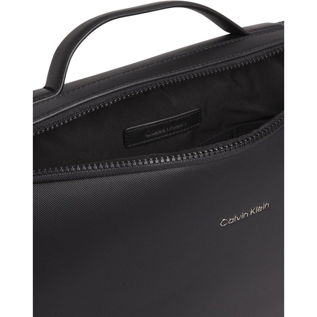 Nešiojamo kompiuterio krepšys Calvin Klein Pique Laptop, juoda цена и информация | Kuprinės ir krepšiai | pigu.lt