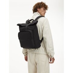 Kuprinė vyrams Calvin Klein Must roll top backpack цена и информация | Мужские сумки | pigu.lt