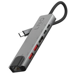 LINQ 6 in 1 PRO USB-C kaina ir informacija | Kabeliai ir laidai | pigu.lt