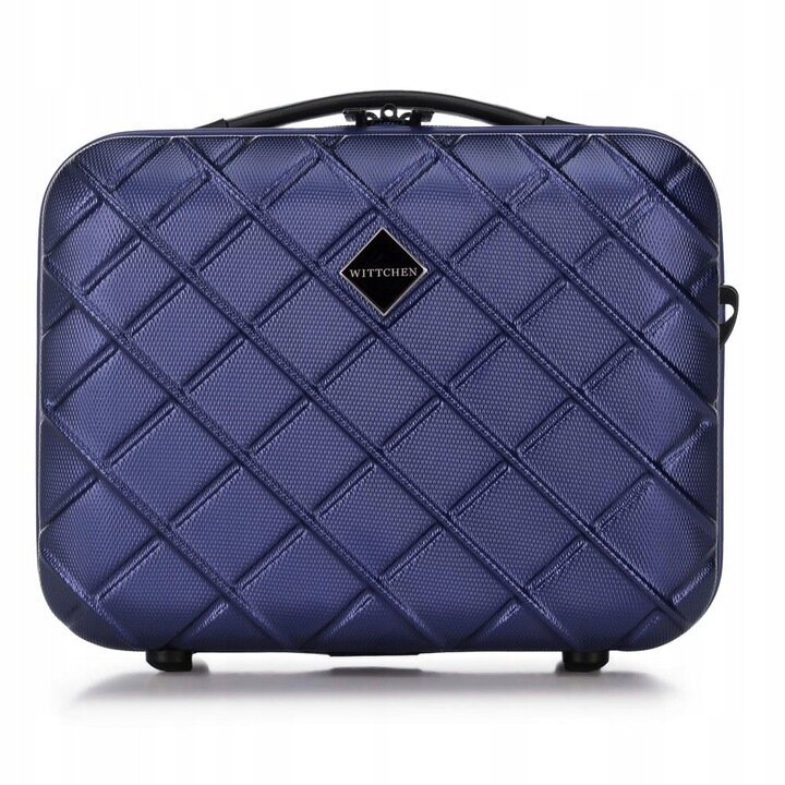 Kelioninis kosmetikos krepšys Wittchen, 26x30x16 cm, mėlynas цена и информация | Lagaminai, kelioniniai krepšiai | pigu.lt