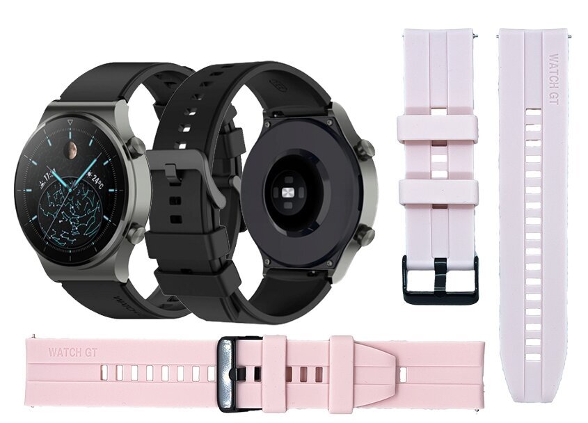 iStrap Watch Band Pink kaina ir informacija | Išmaniųjų laikrodžių ir apyrankių priedai | pigu.lt