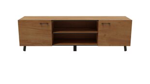 ТВ-столик ADRK Furniture Lofton Craft, коричневый цена и информация | Тумбы под телевизор | pigu.lt