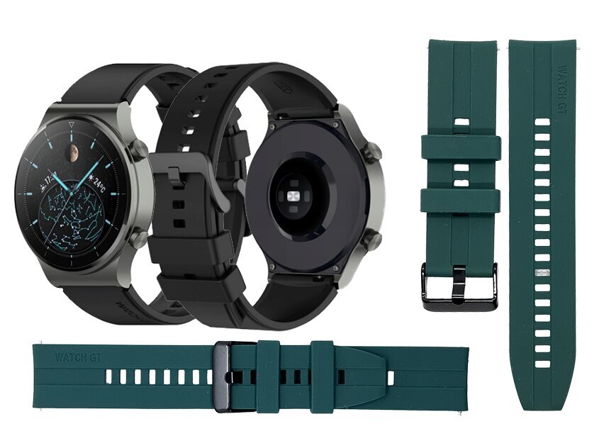iStrap Watch Band Green kaina ir informacija | Išmaniųjų laikrodžių ir apyrankių priedai | pigu.lt