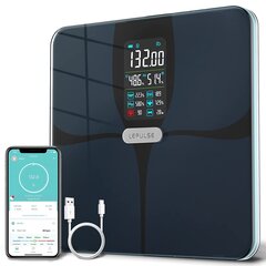 Умные весы с VA экраном Lepulse FI1902B, тёмно-синие цена и информация | Весы (бытовые) | pigu.lt