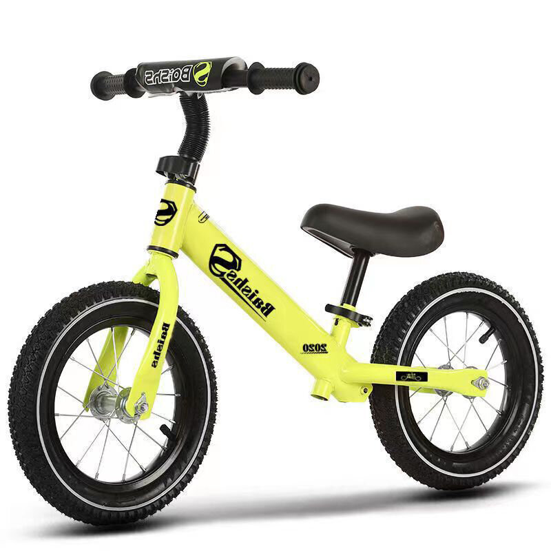 Balansinis dviratukas Baishs 12", geltonas kaina ir informacija | Balansiniai dviratukai | pigu.lt