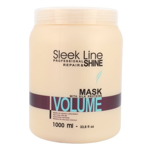 Apimties suteikianti kaukė Stapiz Sleek Line Volume 1000 ml kaina ir informacija | Priemonės plaukų stiprinimui | pigu.lt