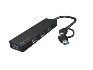 Natec USB 3.0 HUB цена и информация | Адаптеры, USB-разветвители | pigu.lt