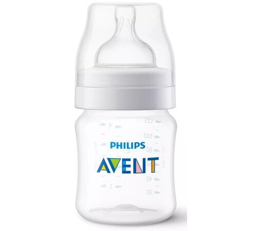 Buteliukas Philips Avent Natural Anti-colic SCY100/01 0m+, 125 ml цена и информация | Buteliukai kūdikiams ir jų priedai | pigu.lt
