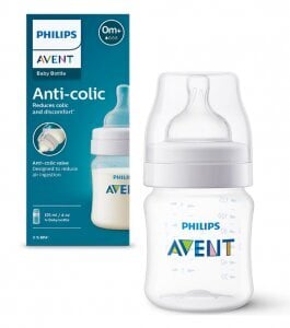 Buteliukas Philips Avent Natural Anti-colic SCY100/01 0m+, 125 ml kaina ir informacija | Buteliukai kūdikiams ir jų priedai | pigu.lt