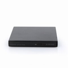 Ārējais diskdzinis Gembird External USB DVD drive Black цена и информация | Оптические устройства | pigu.lt