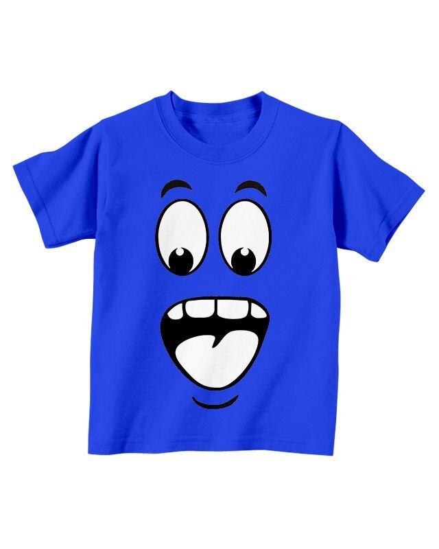 Vaikiški marškinėliai "Nustebęs veidukas" kaina ir informacija | Originalūs marškinėliai | pigu.lt