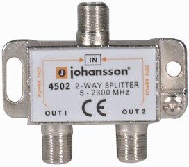 Johansson, IEC 1/2 5-2300MHz цена и информация | ТВ-антенны и аксессуары к ним | pigu.lt