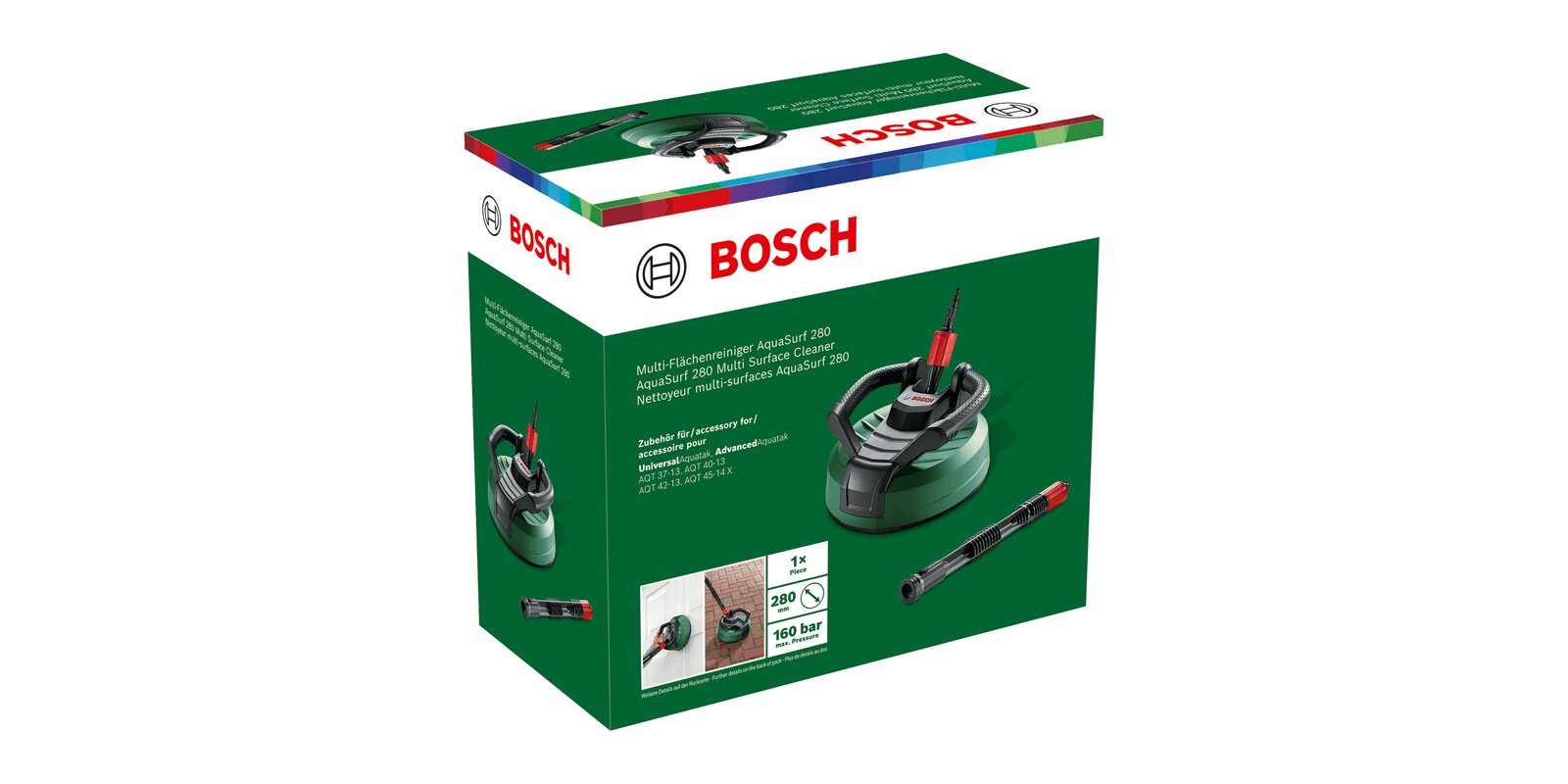 Įvairių paviršių plovimo įrenginys Bosch AquaSurf 280 цена и информация | Plovimo įranga | pigu.lt