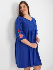 Abito Moda женксое платье 234020 01, голубой/бежевый 234020*01-ONE цена и информация | Платья | pigu.lt