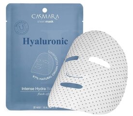 Drėkinamoji lakštinė veido kaukė su granatų ekstraktu ir hialurono rūgštimi Casmara Intense Hydra Booster Sheet Mask Hyaluronic цена и информация | Маски для лица, патчи для глаз | pigu.lt