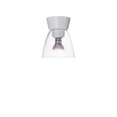 Belid Настольная лампа металлическая белая глянцевая/прозрачное стекло 22370118 цена и информация | Потолочные светильники | pigu.lt