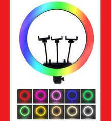 Ring LED RGB ERL014 цена и информация | Осветительное оборудование для фотосъемки | pigu.lt