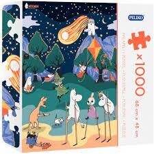 Dėlionė su mumiais Peliko Moomin, 1000 d kaina ir informacija | Dėlionės (puzzle) | pigu.lt