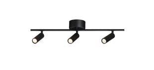 Точечные светильники металлические плоские черные Belid  цена и информация | Монтируемые светильники, светодиодные панели | pigu.lt
