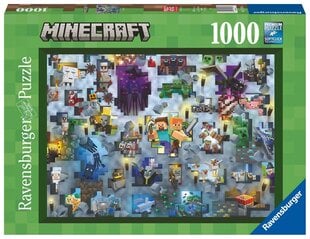 Пазл с игрушками Minecraft Ravensburger, 1000 дет. цена и информация | Пазлы | pigu.lt