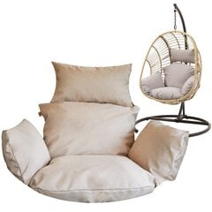 Подушка для садового кресла Blomster, бежевый цвет цена и информация | Подушки, наволочки, чехлы | pigu.lt