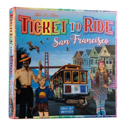 Stalo žaidimas Days of Wonder Ticket to Ride San Francisco, FIN, SE, DK, NO цена и информация | Stalo žaidimai, galvosūkiai | pigu.lt