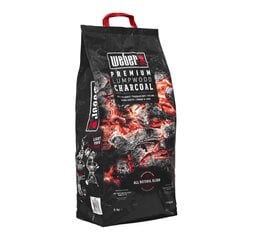 Medžio anglys Weber Premium, 5 kg kaina ir informacija | Weber Sportas, laisvalaikis, turizmas | pigu.lt