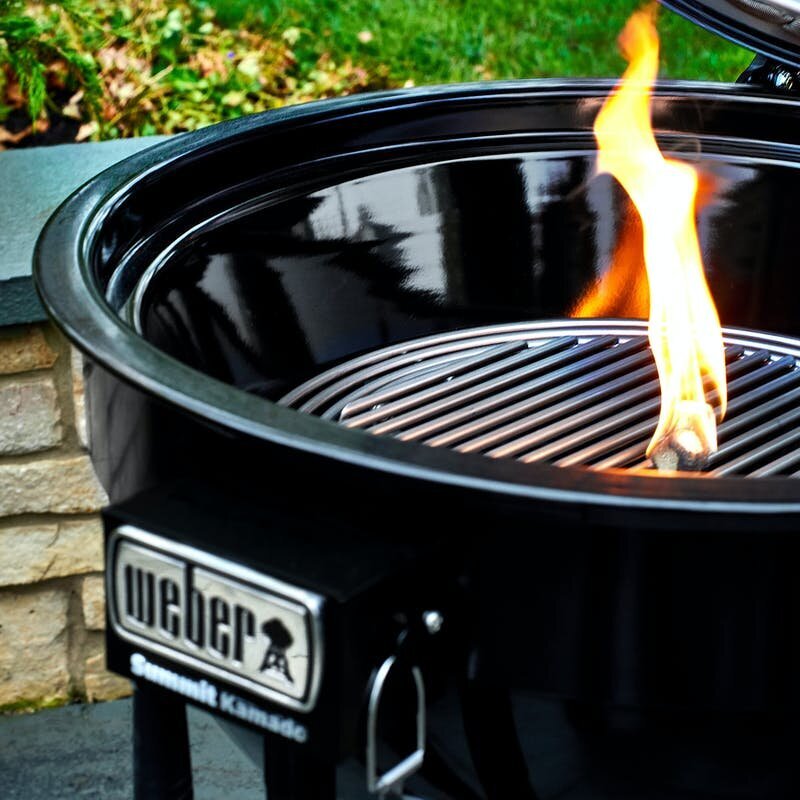 Anglinis grilis Weber Summit Kamado E6, Ø 61 cm цена и информация | Kepsninės, griliai | pigu.lt