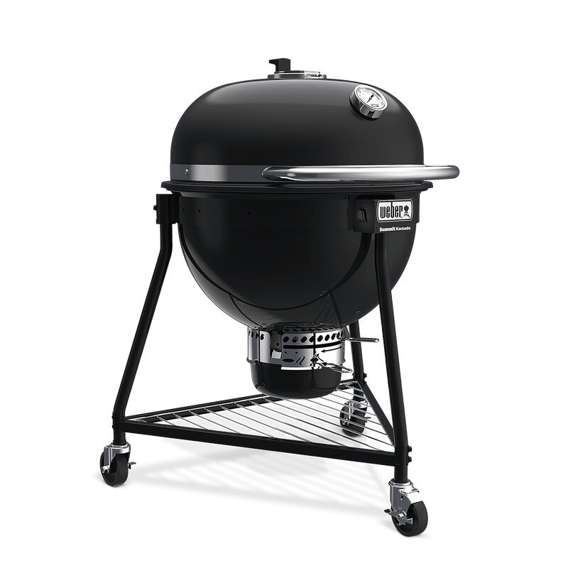 Anglinis grilis Weber Summit Kamado E6, Ø 61 cm kaina ir informacija | Kepsninės, griliai | pigu.lt