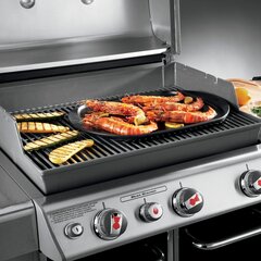 Keraminis kepimo padėklas Weber Griddle, 49 x 35 cm цена и информация | Аксессуары для гриля и барбекю | pigu.lt