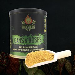 ROCK'N'RUBS Goldline Universalūs prieskoniai "Gans N' Roses", 140 g kaina ir informacija | Prieskoniai, prieskonių rinkiniai | pigu.lt