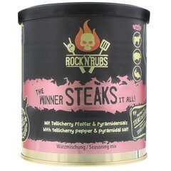 ROCK'N'RUBS Goldline Universalūs prieskoniai "The winner steaks it all", 140 g kaina ir informacija | Prieskoniai, prieskonių rinkiniai | pigu.lt