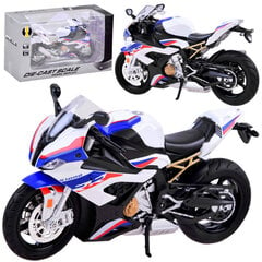 Sportinis Motociklas su LED šviesomis Jokomisiada, baltas kaina ir informacija | Žaislai berniukams | pigu.lt