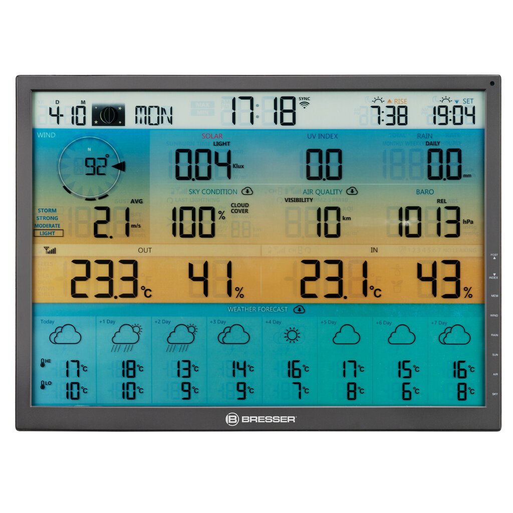 Meteorologinė stotis Bresser 4CAST XL kaina ir informacija | Meteorologinės stotelės, termometrai | pigu.lt