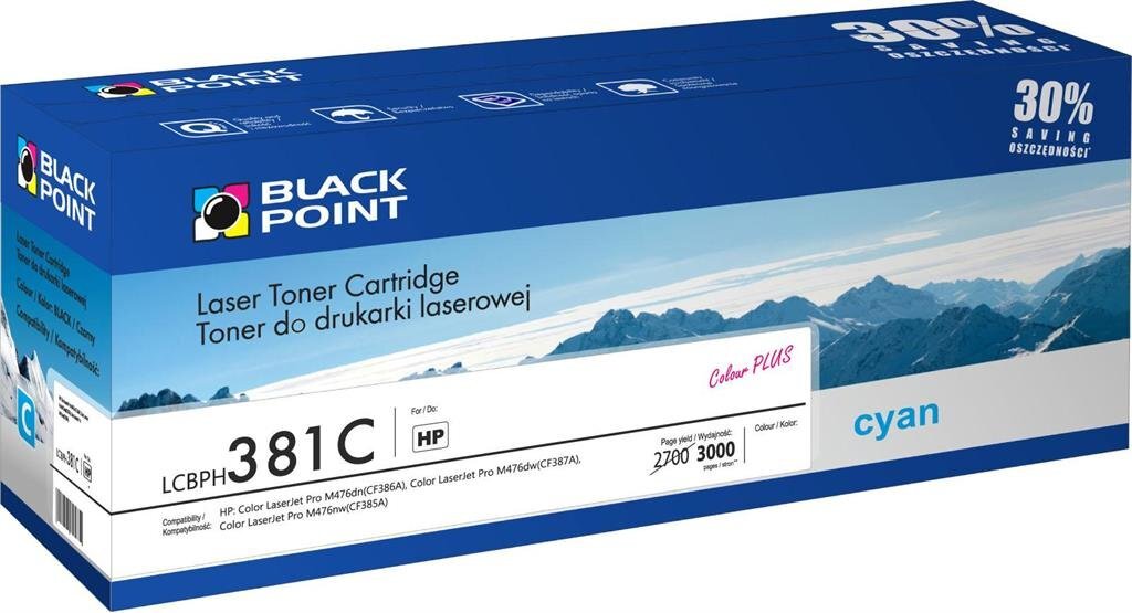 Toner Black Point LCBPH381C | cyan | 3000 pp | HP CF381A kaina ir informacija | Kasetės lazeriniams spausdintuvams | pigu.lt