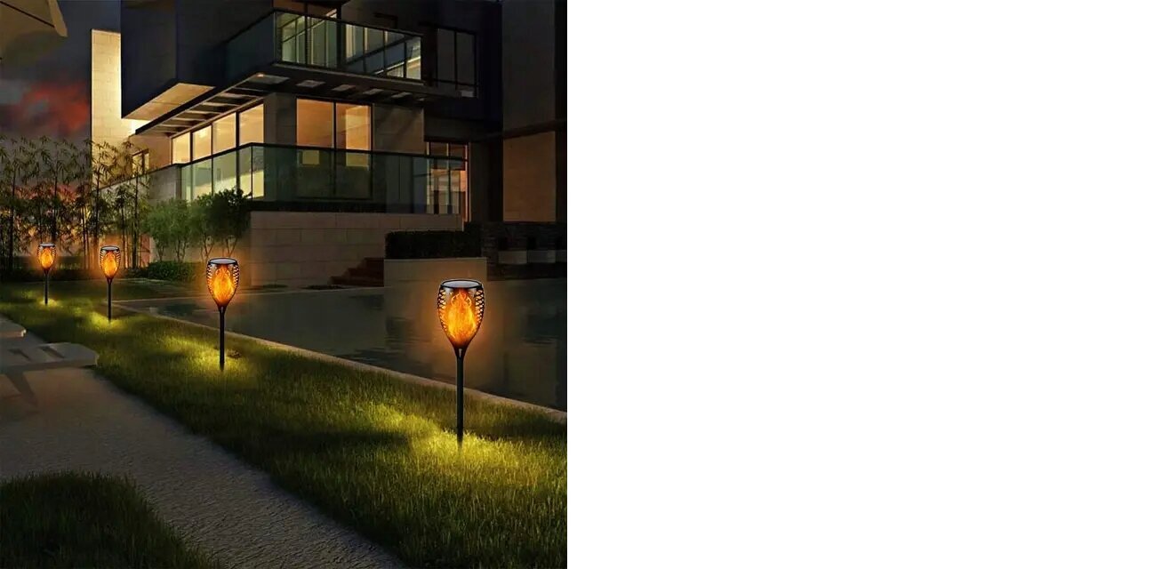 Sodo LED šviestuvas Maxsell 50 cm, 4 vnt kaina ir informacija | Lauko šviestuvai | pigu.lt