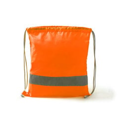 Sportinis krepšys su šviesą atspindinčia juostele, oranžinis kaina ir informacija | Kuprinės ir krepšiai | pigu.lt