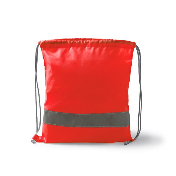 Sportinis krepšys su šviesą atspindinčia juostele, raudonas kaina ir informacija | Kuprinės ir krepšiai | pigu.lt