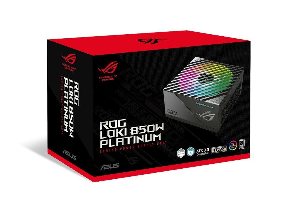 Asus ROG Loki SFX-L 850W Platinum цена и информация | Maitinimo šaltiniai (PSU) | pigu.lt