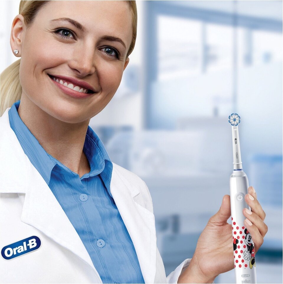 Oral-B Junior Minnie цена и информация | Elektriniai dantų šepetėliai | pigu.lt