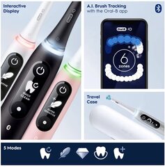 Oral-B iO Series 6, черный цена и информация | Электрические зубные щетки | pigu.lt