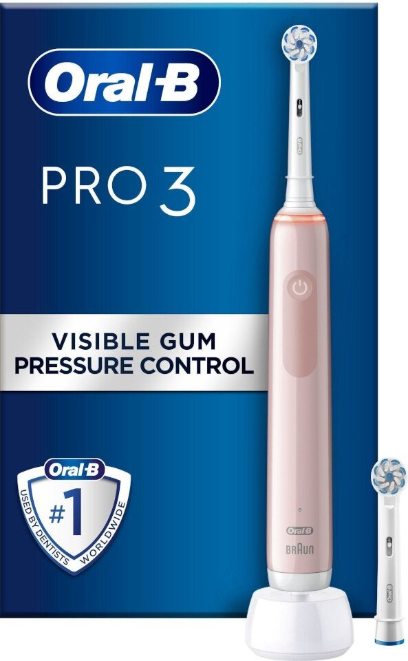 Oral-B Pro 3 3400N kaina ir informacija | Elektriniai dantų šepetėliai | pigu.lt