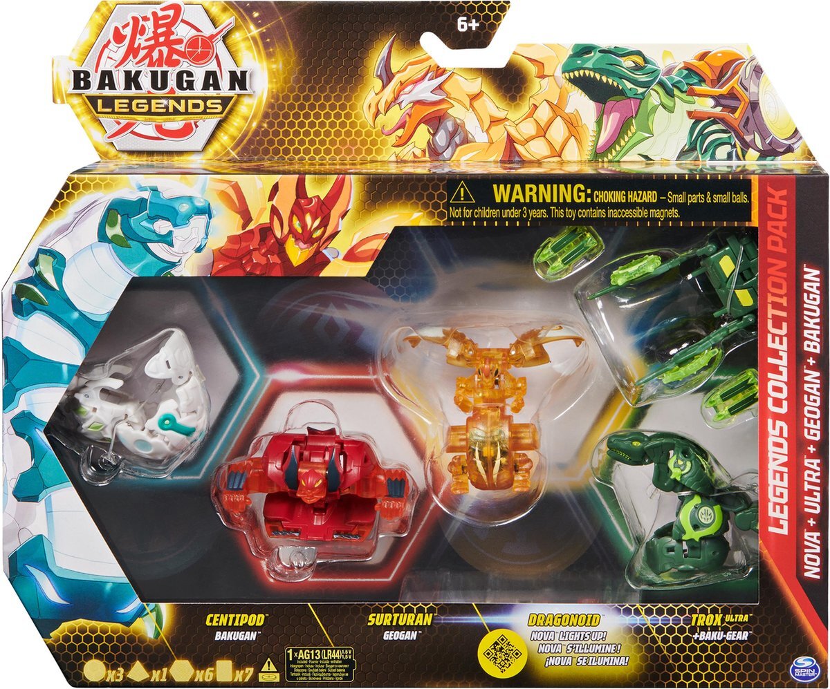 Настольная игра Bakugan Legends Collection Drago Gold Nova, EN цена |  pigu.lt